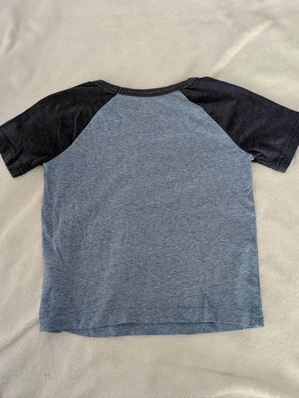 🛍️3/$15--GUC Pixar x Jumping Beans Wall-E blue heather raglan kids' t-shirt